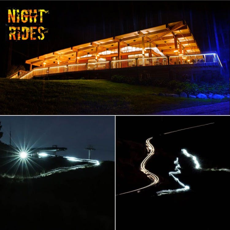 Night Riding Christchurch Adventure Park