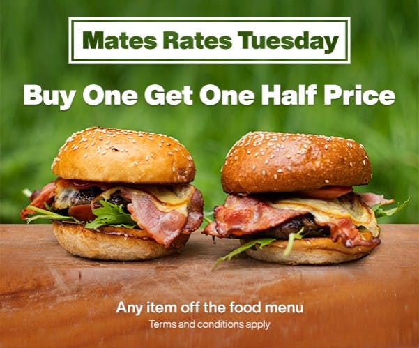 Mates Rates Tuesday Offer Christchurch Adventure Park Buy One Get One Half Price v3